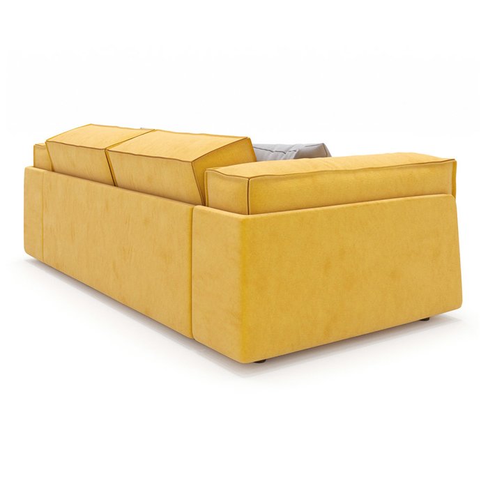  Диван-кровать Vento Classic двухместный желтого цвета - лучшие Прямые диваны в INMYROOM