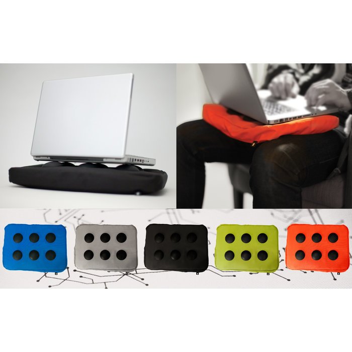 Подставка для ноутбука surfpillow hightech серая-черная - купить Декоративные подушки по цене 2500.0