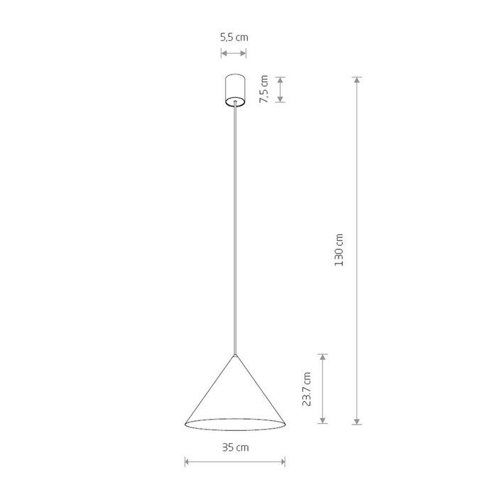 Подвесной светильник Zenith M 8001 (металл, цвет черный) - купить Подвесные светильники по цене 14950.0