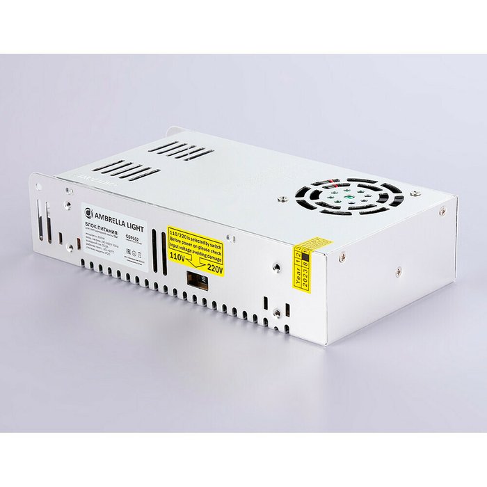 Блок питания для светодиодной ленты Ambrella LED Driver 12V 400W GS9552 - лучшие Светодиодная лента в INMYROOM Блок питания для светодиодной ленты Ambrella LED Driver 12V 400W GS9552 - лучшие Светодиодная лента в INMYROOM