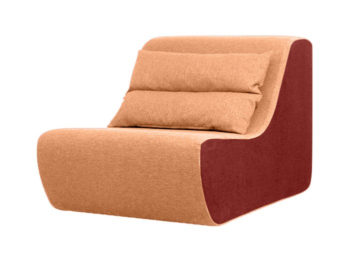 Кресло Neya оранжево-бордового цвета