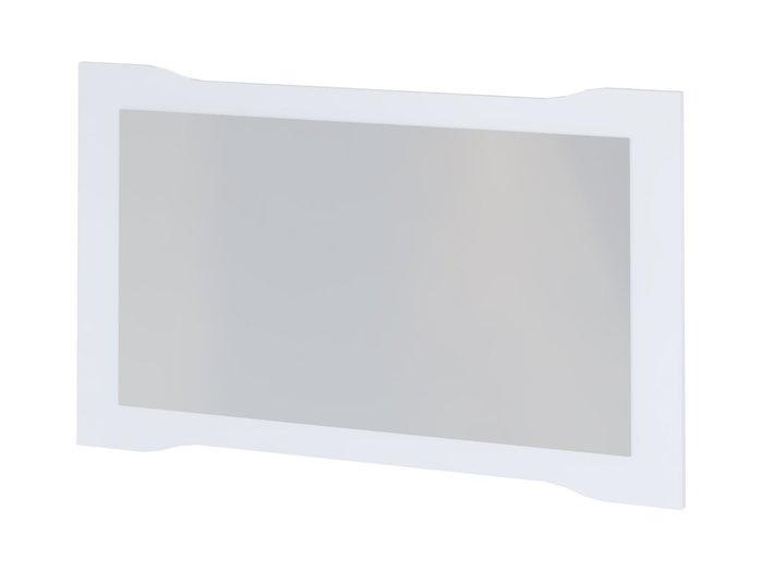 Зеркало настенное Валирия в раме цвета белый глянец
