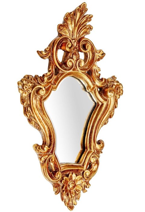 Настенное Зеркало в раме Viola Gold  - купить Настенные зеркала по цене 9000.0