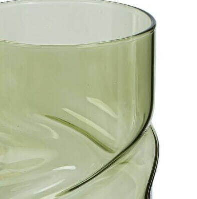 Стеклянная ваза H20 зеленого цвета - купить Вазы  по цене 1585.0