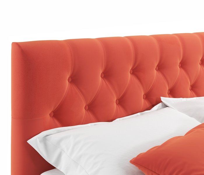 Кровать Verona 160х200 с подъемным механизмом оранжевого цвета - купить Кровати для спальни по цене 24990.0