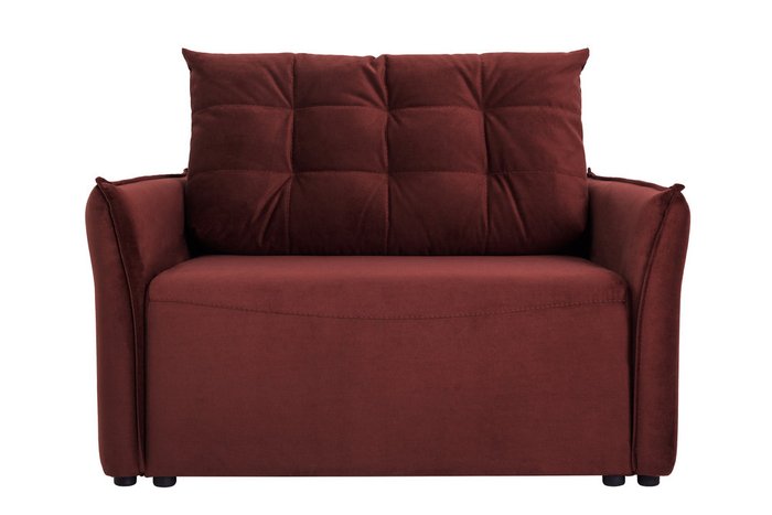 Кресло-кровать Клио-1 вишневого цвета