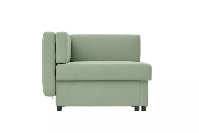 Диван-кушетка Альба мятного цвета левая - купить Кушетки по цене 28500.0