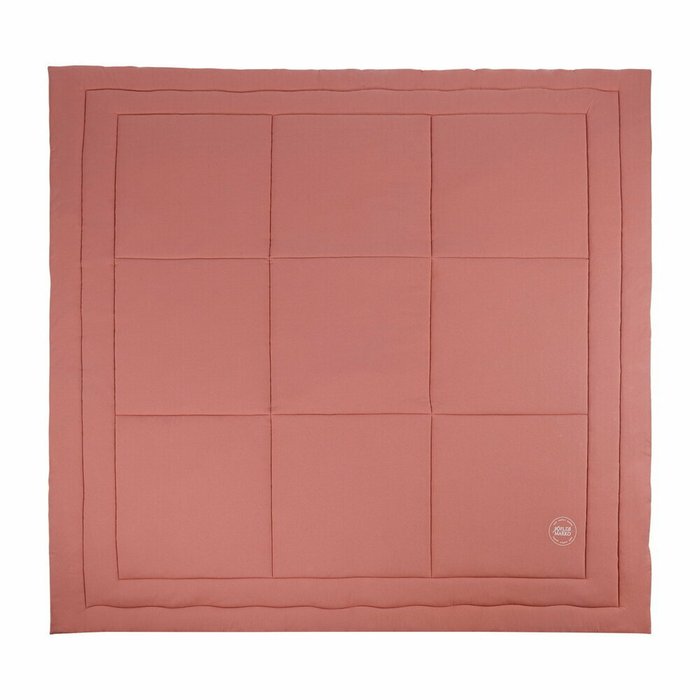 Трикотажное одеяло Роланд 220х235 терракотового цвета - купить Одеяла по цене 14427.0