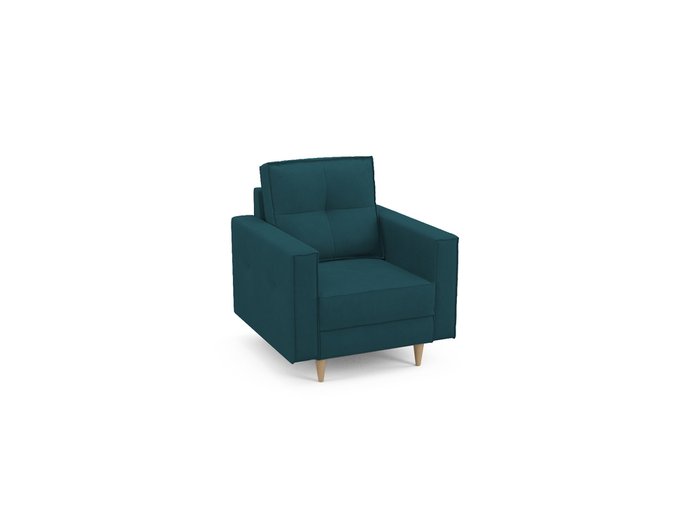 Кресло Oтто сине-зеленого цвета