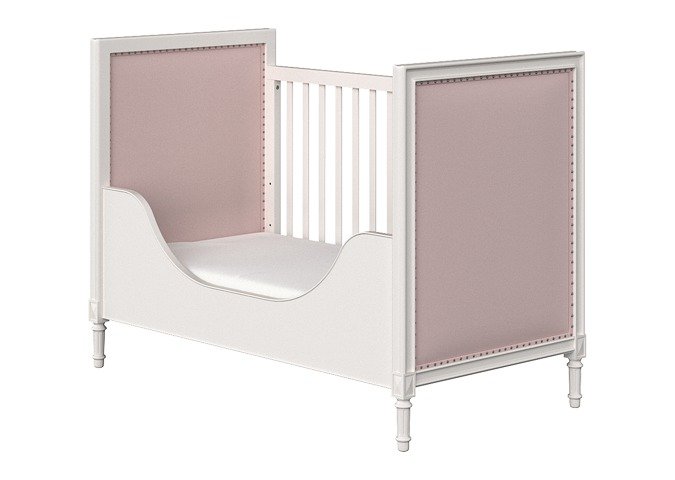 Кроватка Elit 70х140 бело-розового цвета - лучшие Колыбели в INMYROOM
