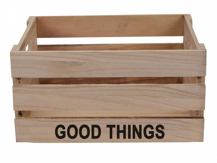 Ящик декоративный Good Things M бежевого цвета Ящик декоративный Good Things M бежевого цвета