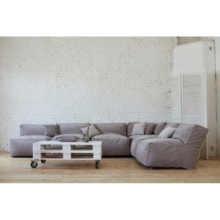 Модульный диван Xaviera Grey - купить Бескаркасная мебель по цене 108900.0