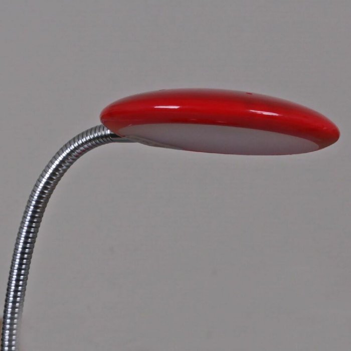 Настольная лампа 02715-0.7-01 RD (пластик, цвет красный) - купить Рабочие лампы по цене 2100.0