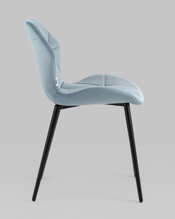 Стул Эдвин пыльно-голубого цвета - лучшие Обеденные стулья в INMYROOM