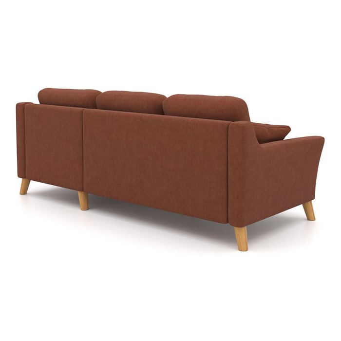 Угловой диван-кровать Raf EKH коричневый - лучшие Угловые диваны в INMYROOM