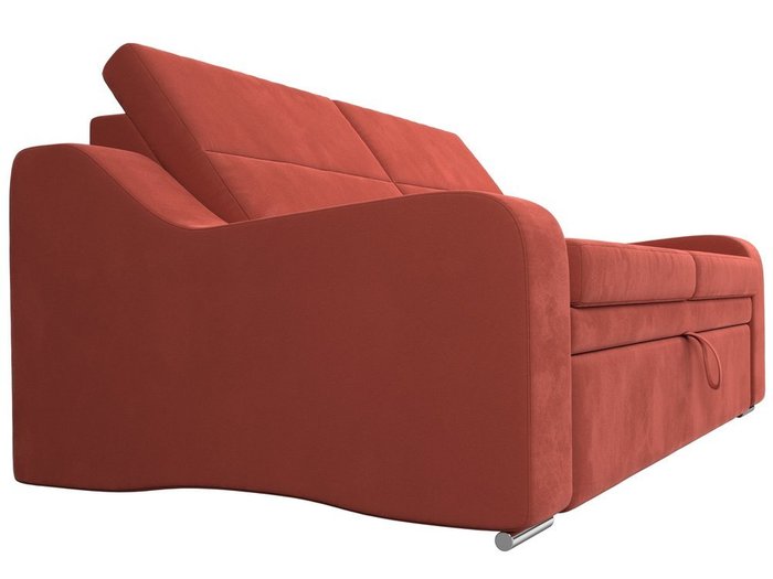 Прямой диван-кровать Медиус кораллового цвета - лучшие Прямые диваны в INMYROOM