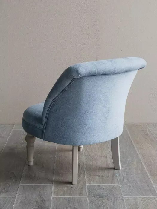 Кресло Бастиан серо-голубого цвета - лучшие Интерьерные кресла в INMYROOM