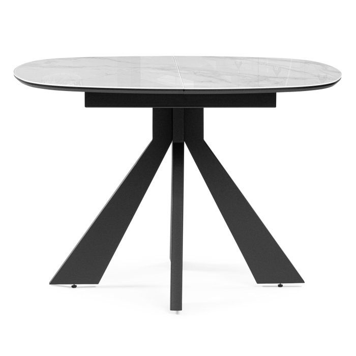 Раздвижной обеденный стол Эдли белого цвета - купить Обеденные столы по цене 43790.0