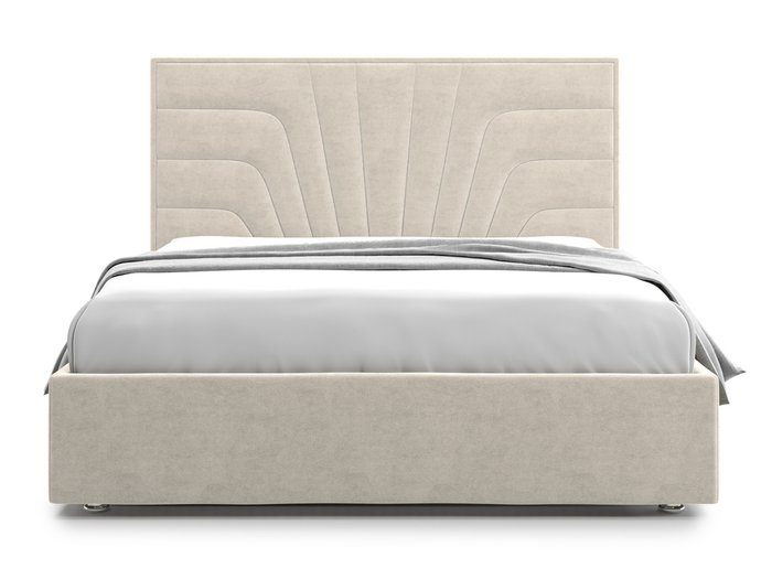 Кровать Premium Milana 140х200 бежевого цвета с подъемным механизмом - купить Кровати для спальни по цене 67000.0