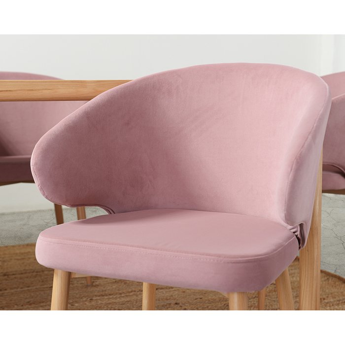 Стул Cecilia пудрово-розового цвета - лучшие Обеденные стулья в INMYROOM