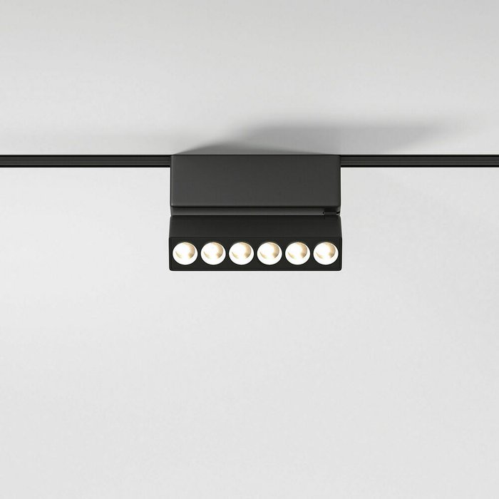 Трековый светильник Insight Flat Magnetic черного цвета - купить Трековые светильники по цене 3640.0