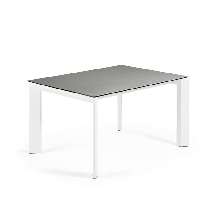 Раздвижной обеденный стол Atta 140 серо-белого цвета - купить Обеденные столы по цене 225990.0
