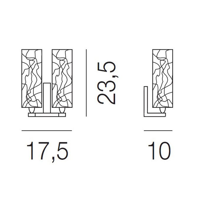 Настенный светильник "FOLLIA  " - лучшие Бра и настенные светильники в INMYROOM Настенный светильник "FOLLIA  " - лучшие Бра и настенные светильники в INMYROOM