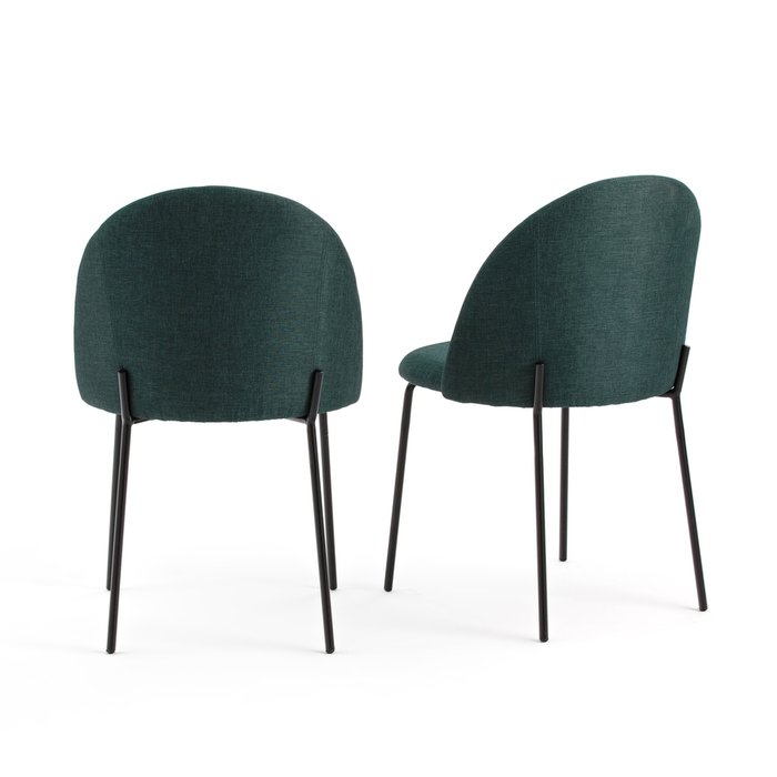 Набор из двух стульев Nordie зеленого цвета - купить Обеденные стулья по цене 16666.0