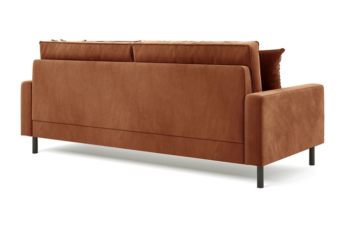 Диван Хорошее настроение коричневого цвета - лучшие Прямые диваны в INMYROOM