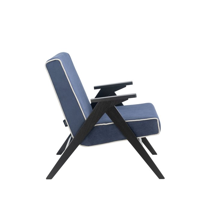 Кресло для отдыха Вест синего цвета - лучшие Интерьерные кресла в INMYROOM