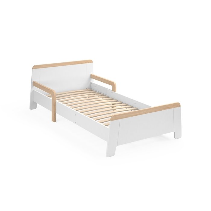 Детская кровать Arturo 90x190 белого цвета раздвижная - купить Одноярусные кроватки по цене 25713.0 Детская кровать Arturo 90x190 белого цвета раздвижная - купить Одноярусные кроватки по цене 25713.0