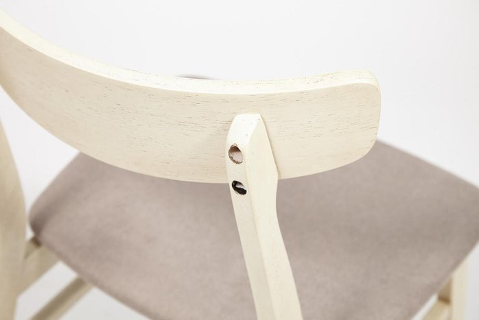 Набор из четырех стульев Rabat бежевого цвета - лучшие Обеденные стулья в INMYROOM Набор из четырех стульев Rabat бежевого цвета - лучшие Обеденные стулья в INMYROOM