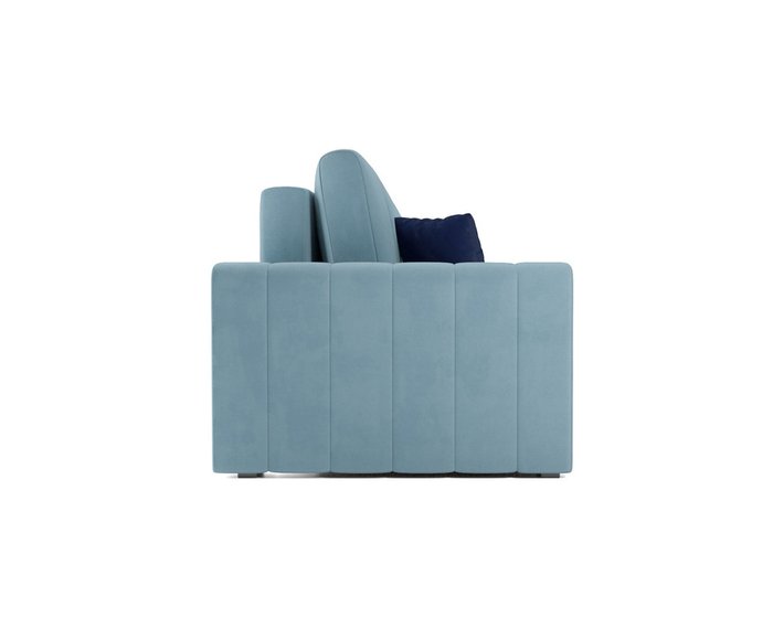 Прямой диван-кровать Лондон голубого цвета - лучшие Прямые диваны в INMYROOM
