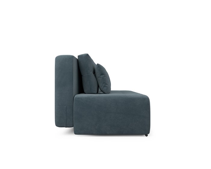 Прямой диван-кровать Марсель 4 серо-синего цвета - лучшие Прямые диваны в INMYROOM