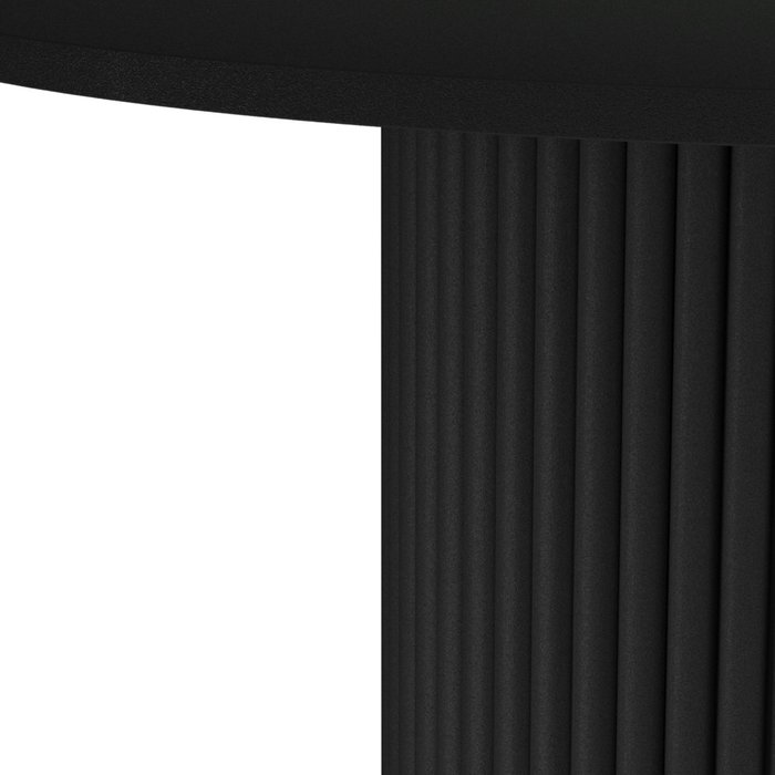 Обеденный стол Trubis Wood L 100 черного цвета - купить Обеденные столы по цене 29900.0