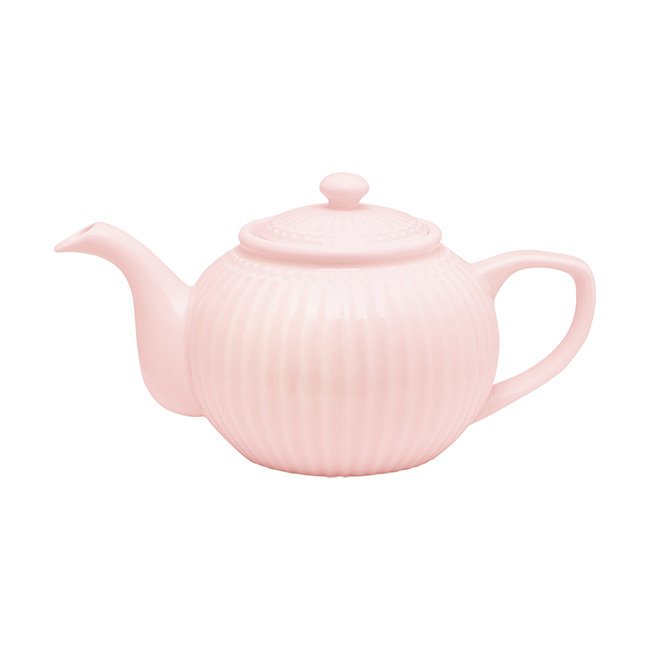 Чайник Alice pale pink из фарфора