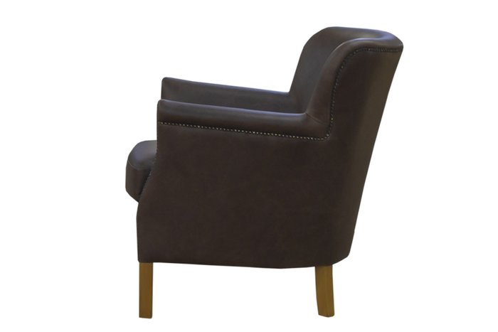 Мягкое кресло Calvia коричневого цвета - лучшие Интерьерные кресла в INMYROOM