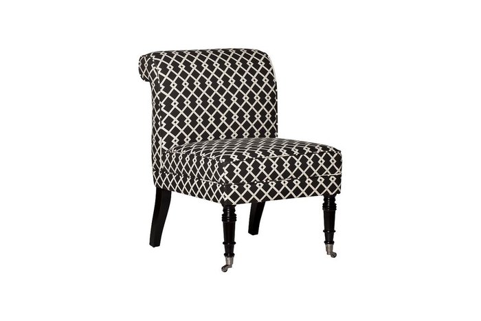 Кресло черно-белое  - купить Интерьерные кресла по цене 12960.0