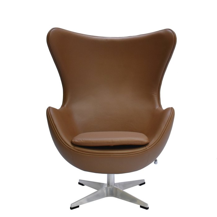 Кресло Egg коричневого цвета - купить Интерьерные кресла по цене 89990.0