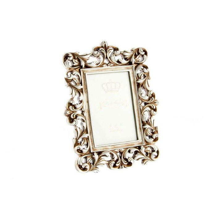Фоторамка 18 x 2 x 25 cm Позолоченный Смола Shabby Chic