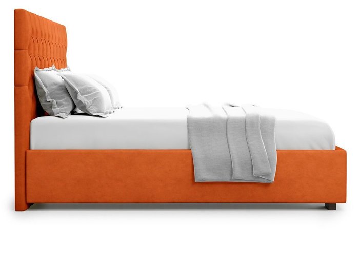 Кровать с подъемным механизмом Nemi 160х200 оранжевого цвета - лучшие Кровати для спальни в INMYROOM