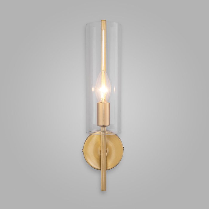Настенный светильник Trompeta латунного цвета - лучшие Бра и настенные светильники в INMYROOM
