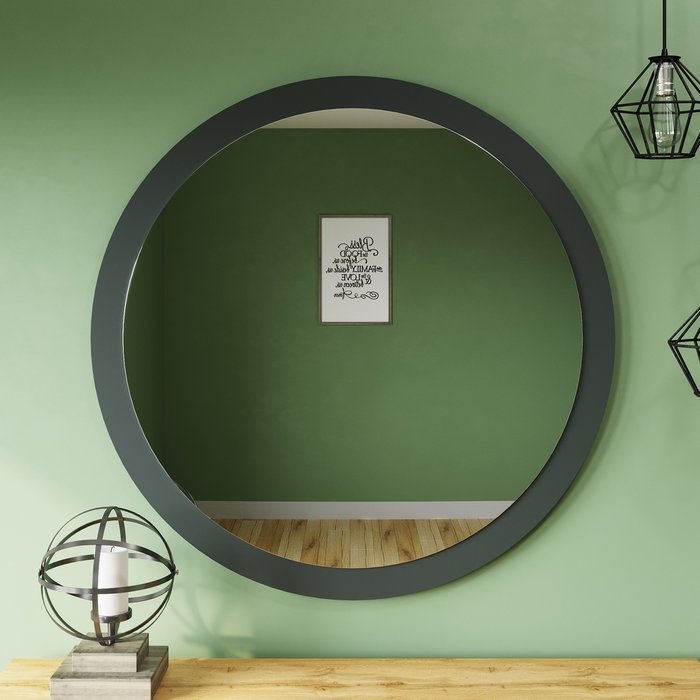 Зеркало Перфетто серого цвета - лучшие Настенные зеркала в INMYROOM