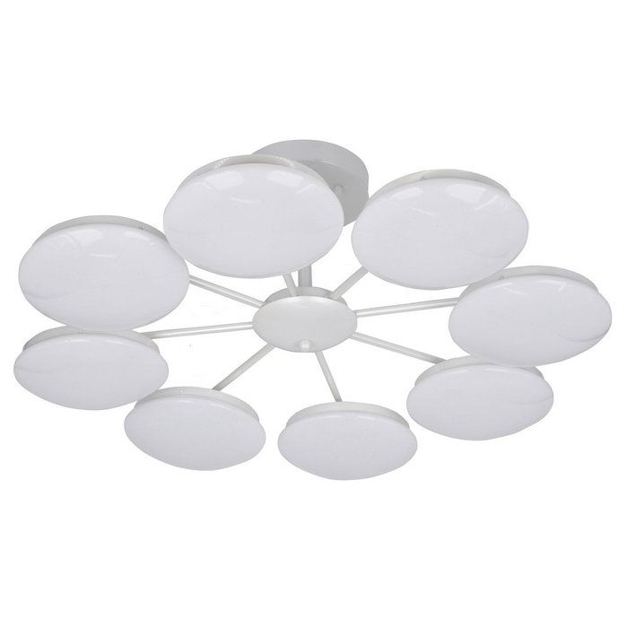 Потолочная светодиодная люстра Ledante с белыми плафонами