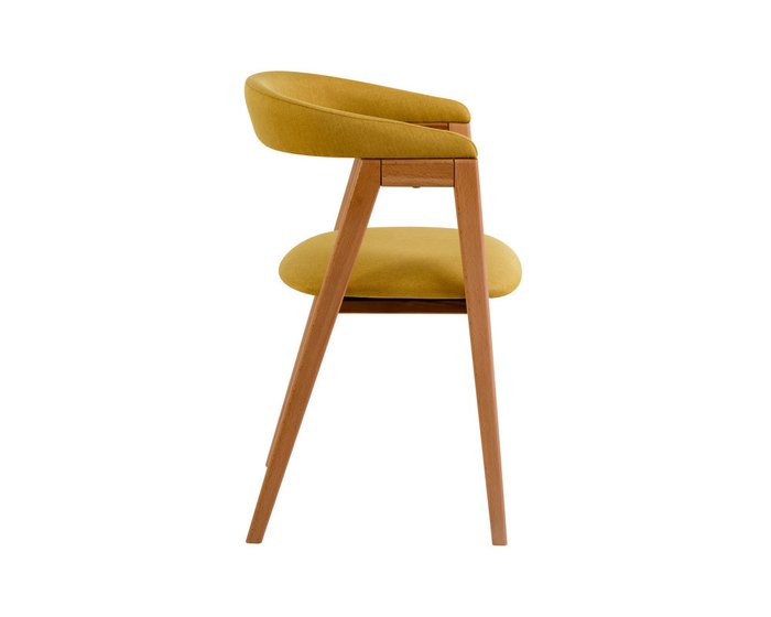 Стул Лондон желтого цвета - лучшие Обеденные стулья в INMYROOM