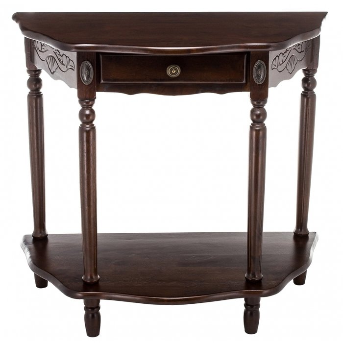 Консоль Console oak коричневого цвета - лучшие Консоли в INMYROOM Консоль Console oak коричневого цвета - лучшие Консоли в INMYROOM