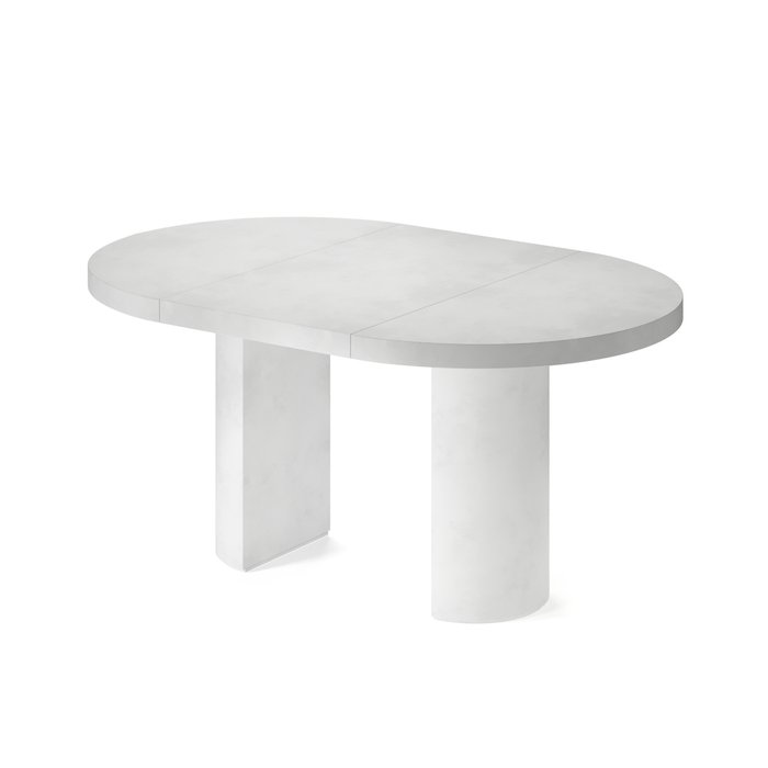 Раздвижной обеденный стол Авиор белого цвета - купить Обеденные столы по цене 121440.0
