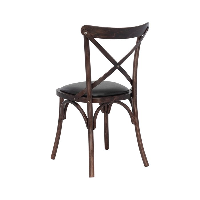 Стул Грид мягкий цвета темный орех - лучшие Обеденные стулья в INMYROOM