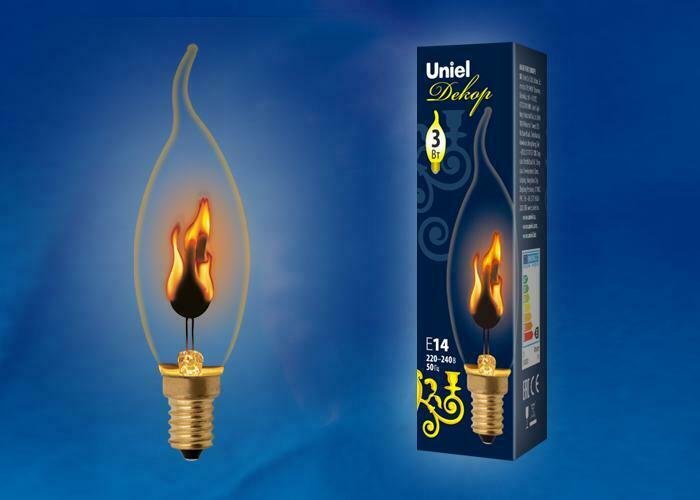 Ретро-лампа IL-N-C35-3/RED-FLAME/E14/CL - купить Лампочки по цене 112.0 Ретро-лампа IL-N-C35-3/RED-FLAME/E14/CL - купить Лампочки по цене 112.0