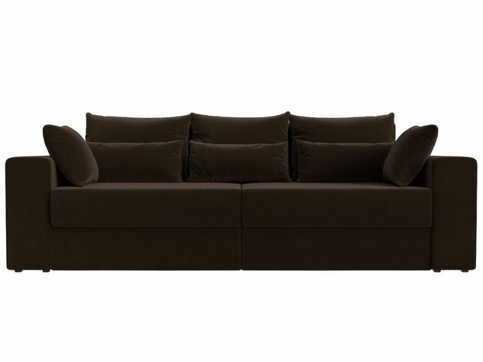 Диван-кровать Майами темно-коричневого цвета - купить Прямые диваны по цене 47999.0